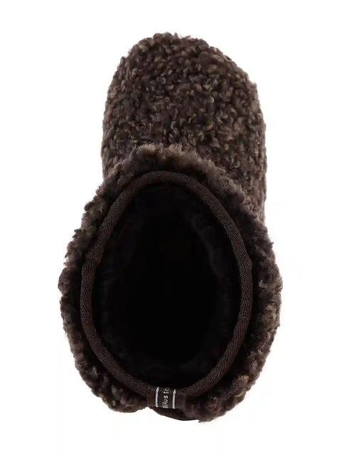 Emu Australia śniegowce wełniane Sharky Lo Teddy kolor brązowy W13200