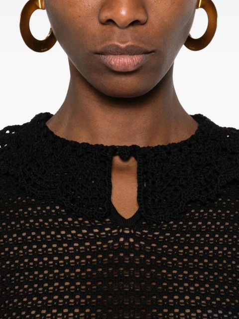 Chloé crochet top - Black