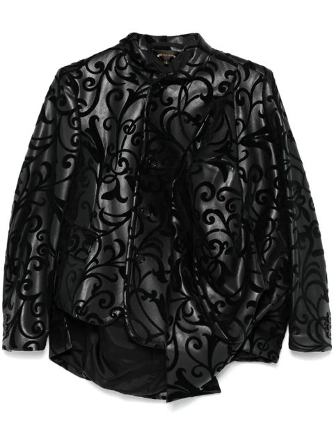 Comme Des Garçons asymmetric blazer - Black - zdjęcie produktu nr 1