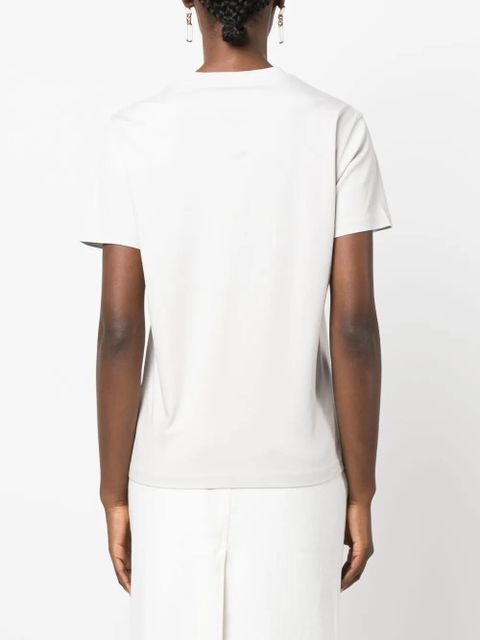 Lanvin embroidered logo T-shirt - Grey