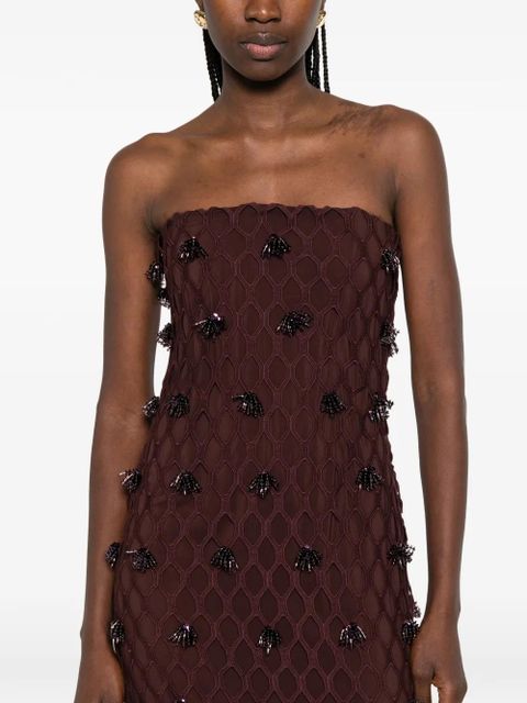 Simkhai beaded maxi dress - Brown