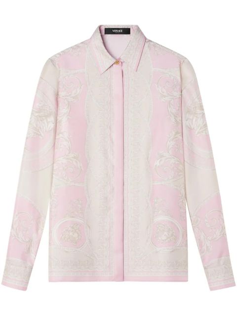 Versace La Coupe des Dieux silk shirt - Pink - zdjęcie produktu nr 1