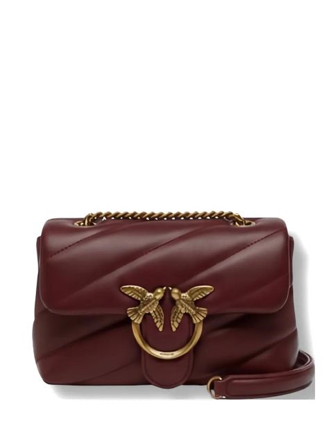 PINKO Baby Love Puff quilted leather shoulder bag - Red - zdjęcie produktu nr 1