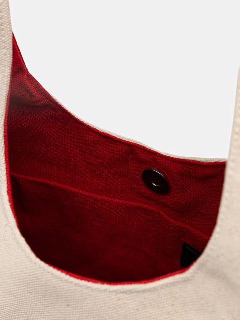 Karl Lagerfeld torebka bawełniana K/RSG kolor beżowy B1W50015