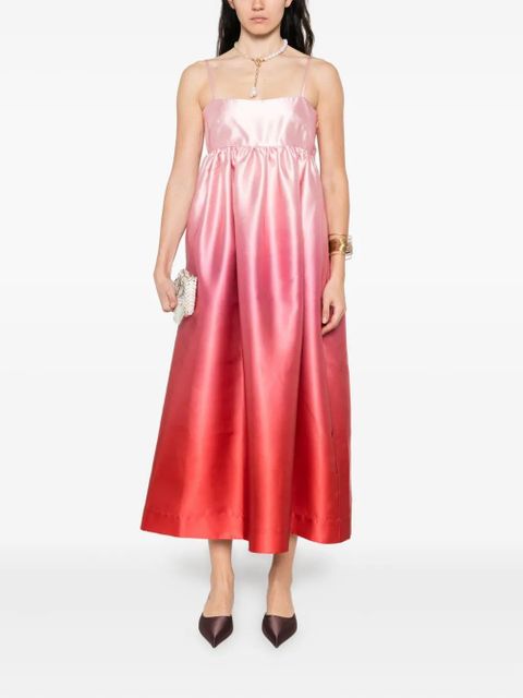 ALEMAIS Inez ombré midi dress - Pink
