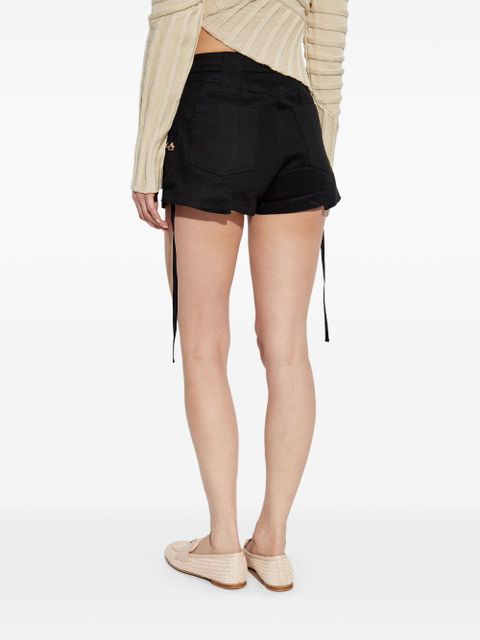 Cult Gaia Shelley mini shorts - Black