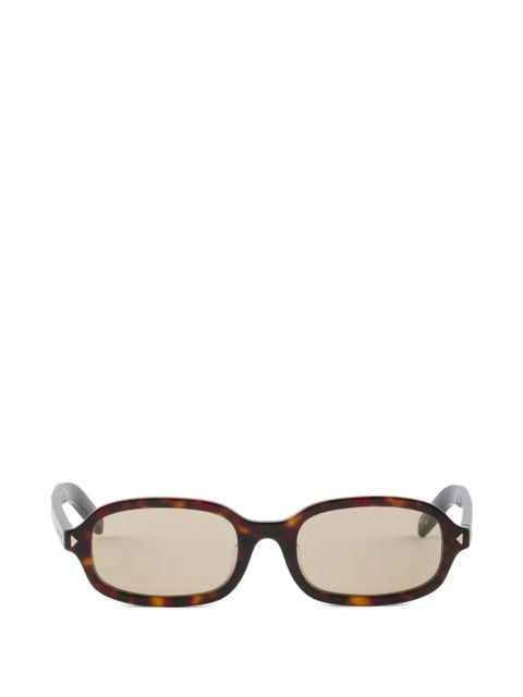 Prada Eyewear sunglasses with the iconic metal plaque - Brown - zdjęcie produktu nr 1
