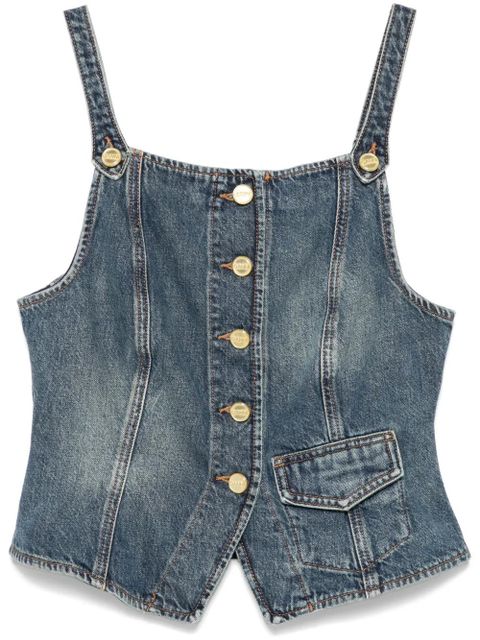GANNI denim tank top - Blue - zdjęcie produktu nr 1