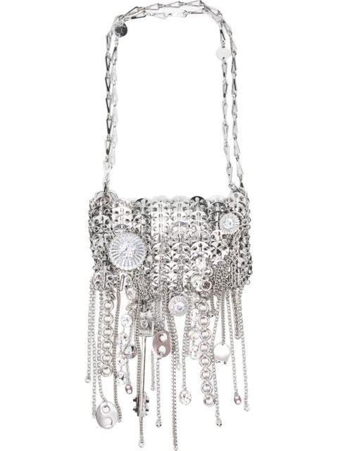 Rabanne Hanging Charms Discs Shoulder Bag - Silver - zdjęcie produktu nr 1