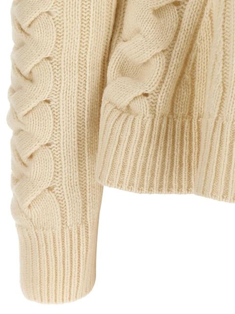 Alexander McQueen cable-knit sweater - Neutrals - zdjęcie produktu nr 2