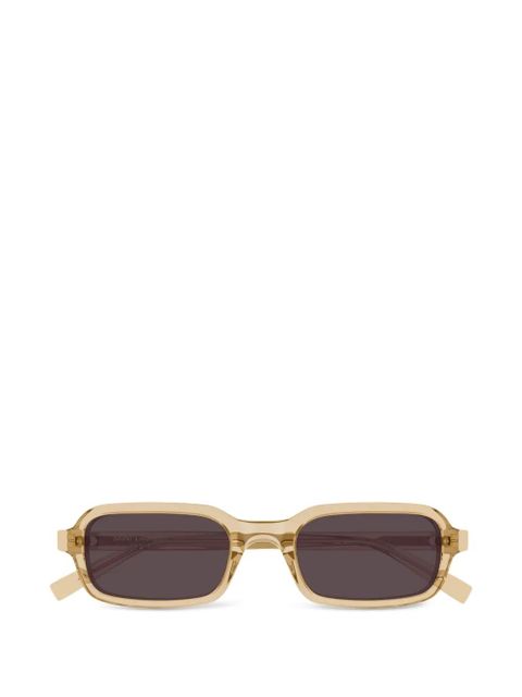 Saint Laurent Eyewear rectangle-frame sunglasses - Neutrals - zdjęcie produktu nr 1