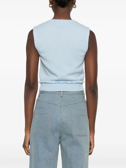 SANDRO sleeveless top - Blue