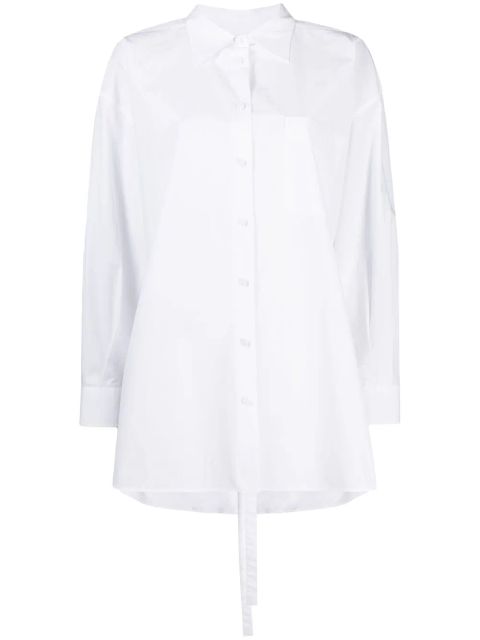 Valentino Garavani cape-style buttoned shirt - White