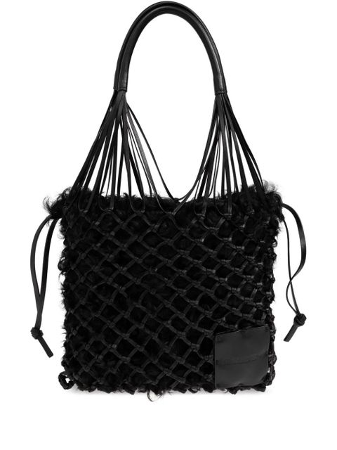 Jil Sander leather tote bag - Black - zdjęcie produktu nr 1