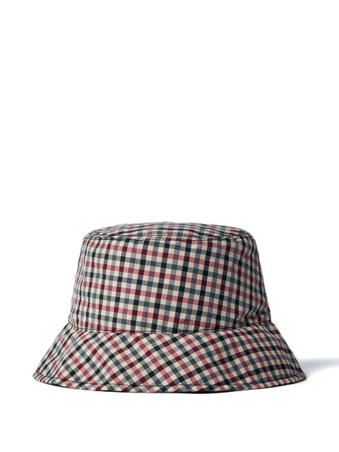 Miu Miu Vichy bucket hat - Brown