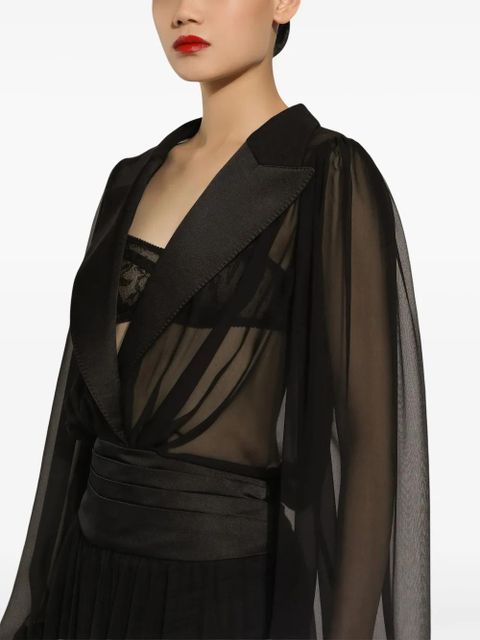 Dolce & Gabbana chiffon dress - Black