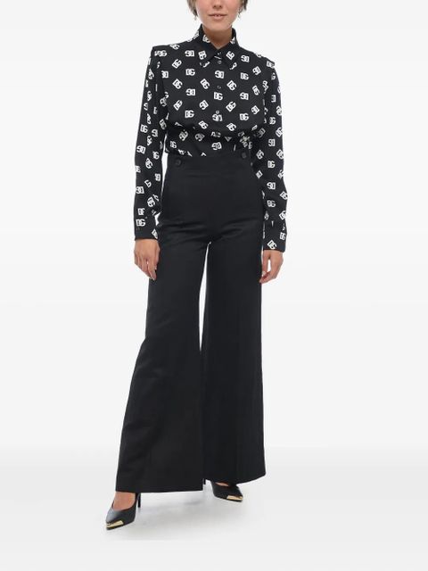 Chloé double-button palazzo pants - Black - zdjęcie produktu nr 2