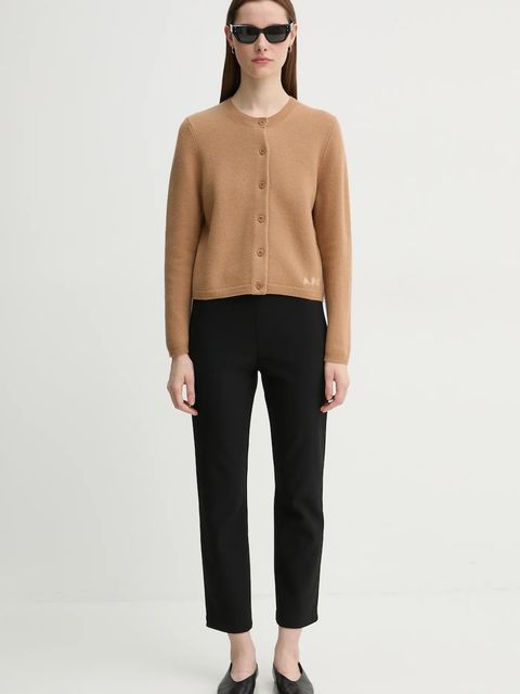 A.P.C. kardigan wełniany cardigan mila