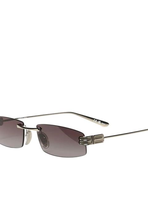 Balenciaga Gossip rectangle sunglasses - Gold