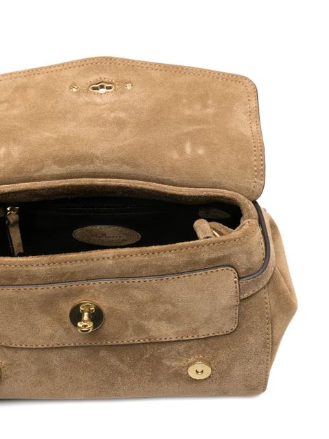 Mulberry mini Alexa braided-handle tote bag - Brown