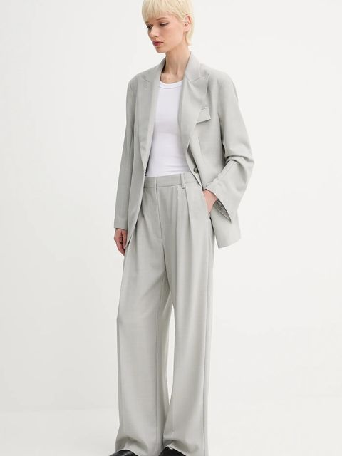 Day Birger et Mikkelsen marynarka wełniana Armand kolor szary jednorzędowa gładka DAY65243648 - zdjęcie produktu nr 2