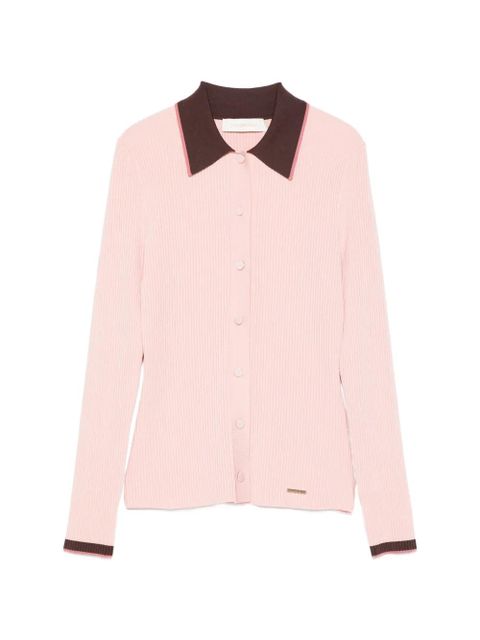 ZIMMERMANN contrast rib cardigan - Pink - zdjęcie produktu nr 1