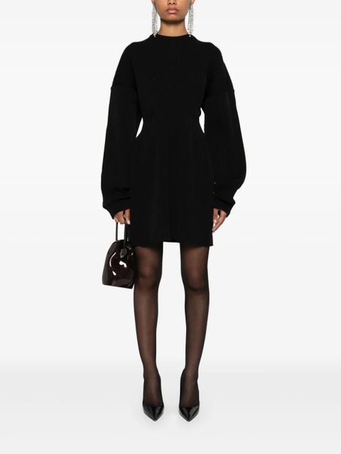 Balenciaga Hourglass mini dress - Black - zdjęcie produktu nr 2