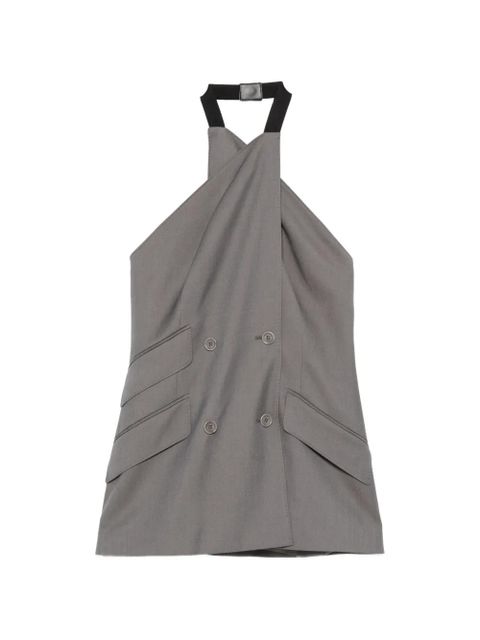 Max Mara double-breasted waistcoat - Grey - zdjęcie produktu nr 1