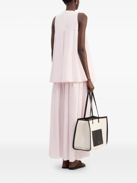 LouLou de Saison Liao flaring gathered blouse - Pink