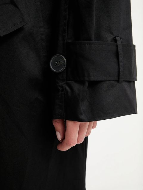 Answear.LAB płaszcz bawełniany kolor czarny