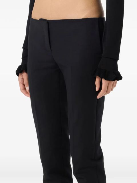 Blumarine zip-fastening trousers - Black