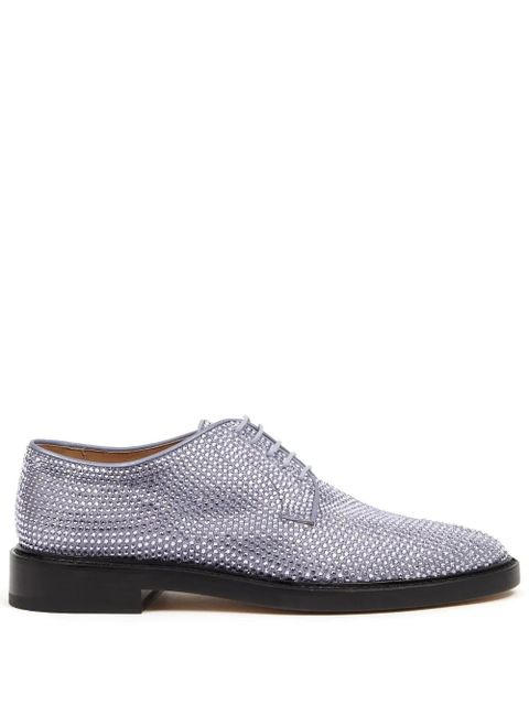 Maison Margiela Tabi rhinestone-embellished Derby shoes - Purple - zdjęcie produktu nr 1