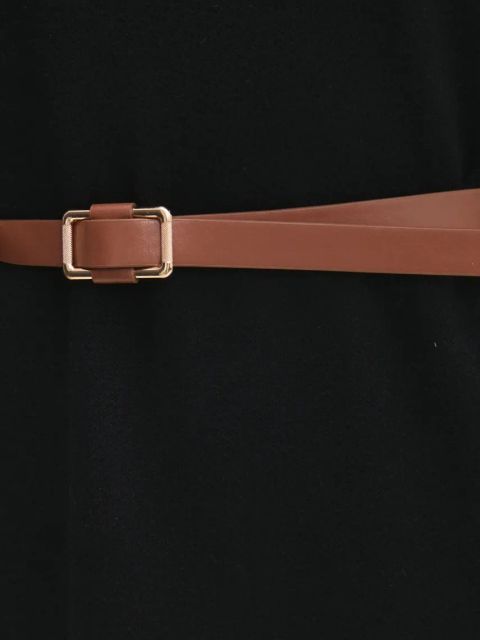 Answear.LAB sukienka kolor czarny midi prosta