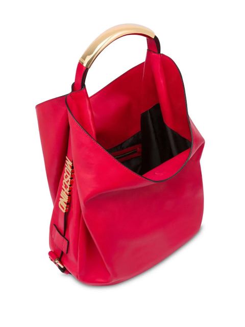 Moschino large Handle Me shoulder bag - Red