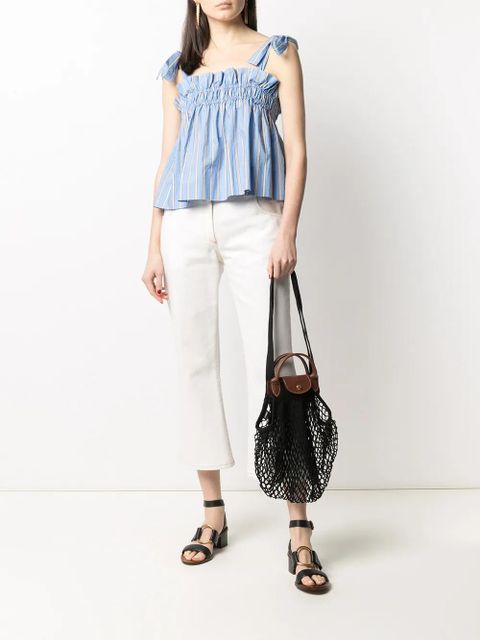 Longchamp Le Pliage Filet mesh bag - Black - zdjęcie produktu nr 2