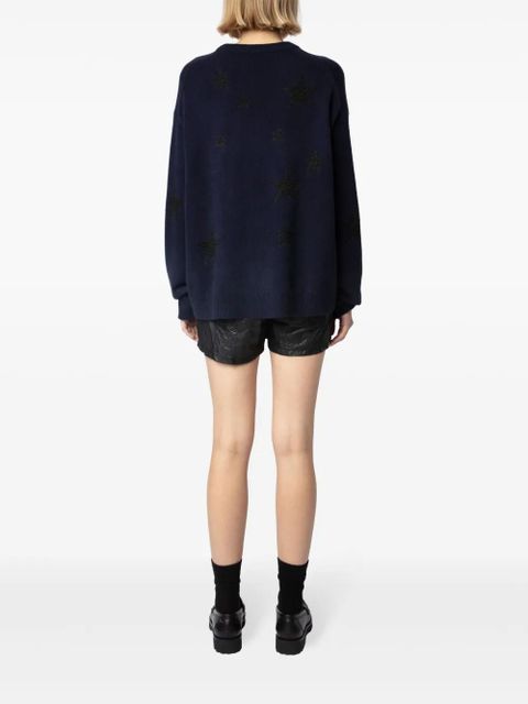 Zadig&Voltaire sequin-embellished jumper - Blue - zdjęcie produktu nr 2