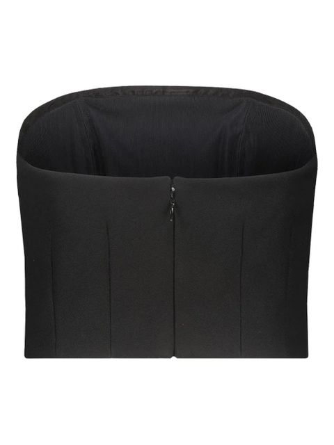 WARDROBE.NYC wool corset - Black