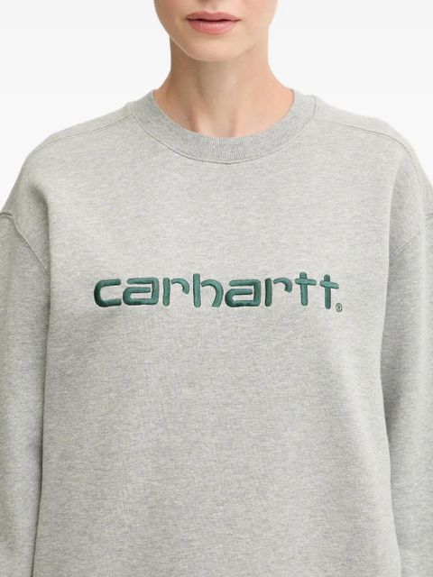 Carhartt WIP logo-embroidered sweatshirt - Grey