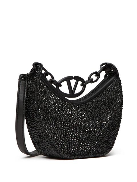 Valentino Garavani mini VLogo Moon shoulder bag - Black
