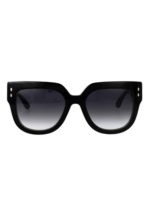 Isabel Marant Eyewear studded-detail sunglasses - Black - zdjęcie produktu nr 1
