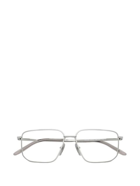 Prada Eyewear rectangle glasses - Silver