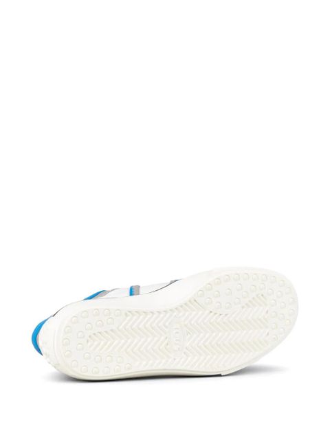 Tod's Automobili Lamborghini logo-debossed low-top sneakers - White