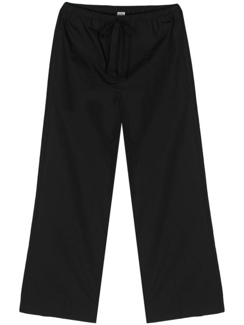 TOTEME mid-rise straight-leg trousers - Black - zdjęcie produktu nr 1