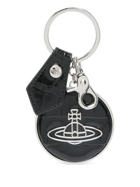 Vivienne Westwood Orb-appliqué keyring - Black - zdjęcie produktu nr 1