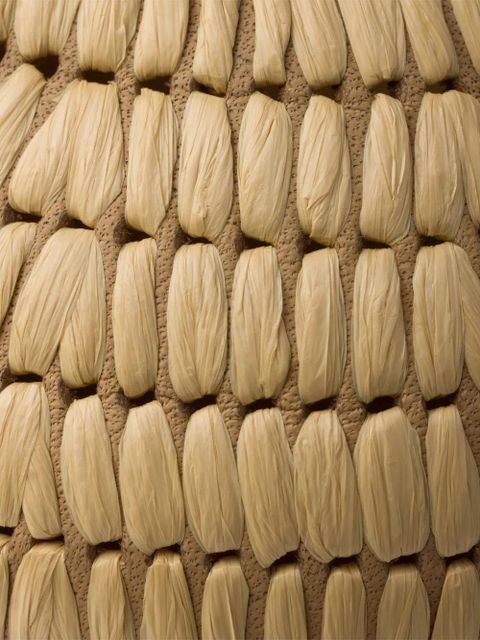 Prada straps buckles crochet ballerinas - Neutrals