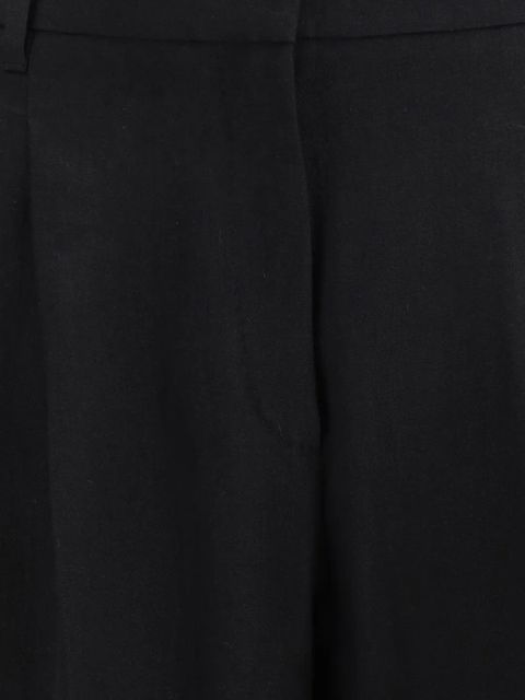 Max Mara linen tailored trousers - Black