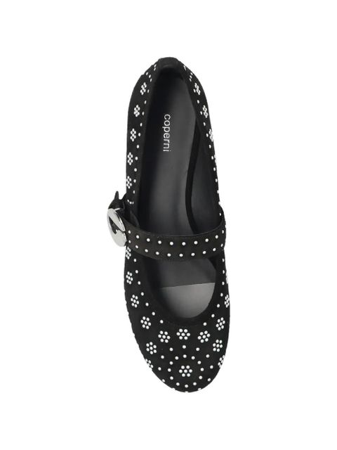 Coperni buckle-strap ballet flats - Black