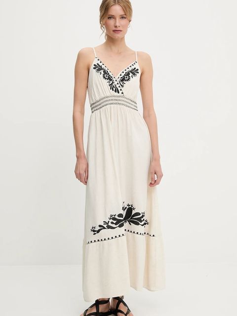 Answear.LAB sukienka z lnem - zdjęcie produktu nr 1