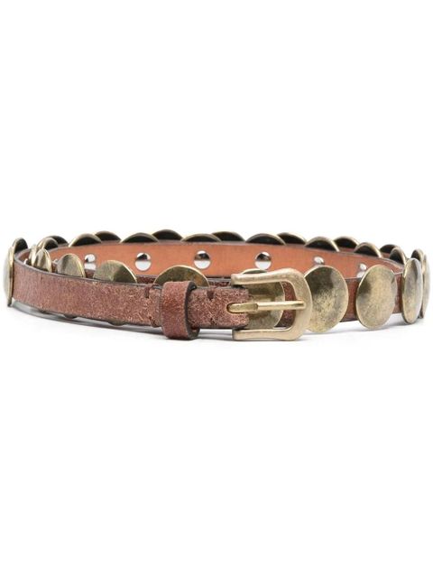 Golden Goose Trinidad maxi-stud belt - Brown - zdjęcie produktu nr 1