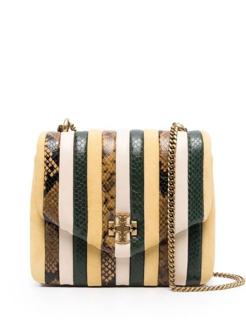 Tory Burch Kira striped crossbody bag - Yellow - zdjęcie produktu nr 1
